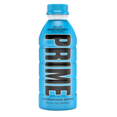 Prime Hydration Blue Raspberry Drink 16.9 FL OZ/500ml -12